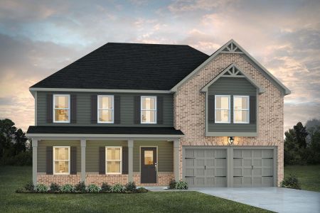 New construction Single-Family house 1636 Fuma Leaf Way, Mcdonough, GA 30253 Mira II- photo 0