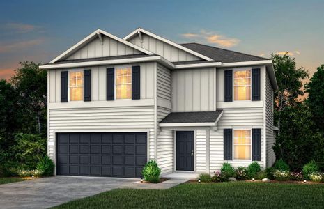 New construction Single-Family house 25481 Cilantro Drive, Magnolia, TX 77355 Granville- photo 0