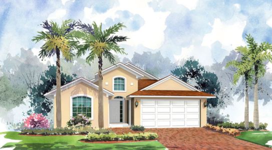 New construction Single-Family house 9600 Rainwood Court, Fort Pierce, FL 34945 Cayman 1763 B3- photo 0