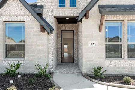 New construction Single-Family house 223 Clairmont Drive, Ponder, TX 76259 Caraway- photo 4 4