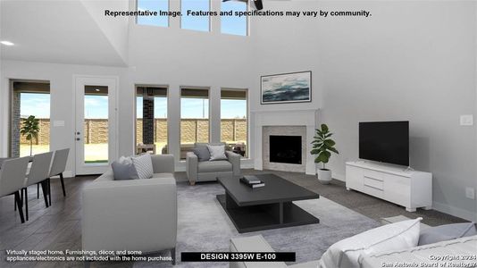 New construction Single-Family house 212 Paint Creek, Boerne, TX 78006 Design 3395W- photo