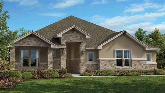 New construction Single-Family house 442 Double Eagle Ranch Drive, Cedar Creek, TX 78612 Caporina- photo 0