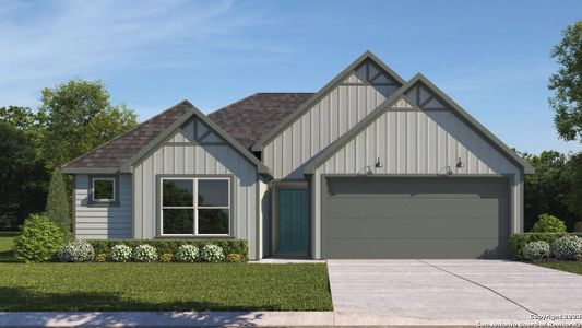 New construction Single-Family house 305 North Richland Drive, Lockhart, TX 78644 The Bellvue- photo 0