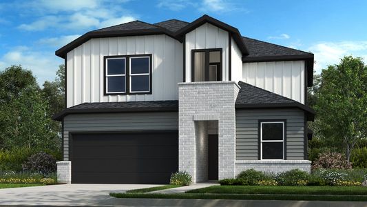New construction Single-Family house Lunaria, 7334 Grand Mason Drive, Cypress, TX 77433 - photo