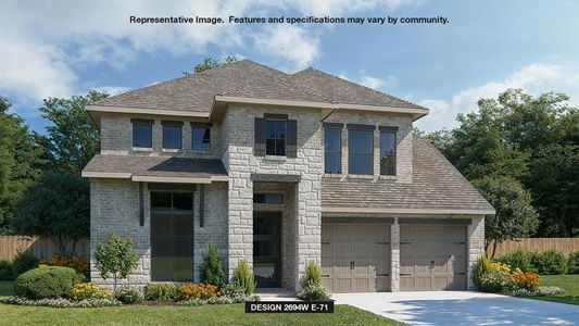 New construction Single-Family house 27131 Spearbract Hollow Trail, Hockley, TX 77447 Design 2694W- photo 0