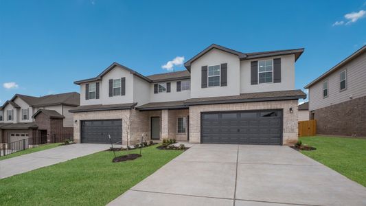 New construction Duplex house 18405-A Cremello Drive, Manor, TX 78653 The Cypress- photo 1 1