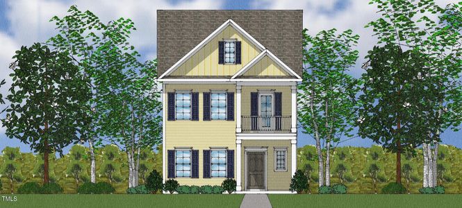 New construction Single-Family house 9240 Leaning Post Road, Unit 441, Wake Forest, NC 27587 Alexandria II- photo 0