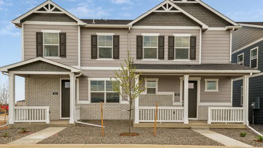 New construction Duplex house 639 Thoroughbred Ln, Johnstown, CO 80534 MUIRFIELD- photo 0