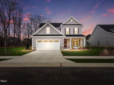 New construction Single-Family house 160 Eden View Bend, Raleigh, NC 27610 Mayflower- photo 0