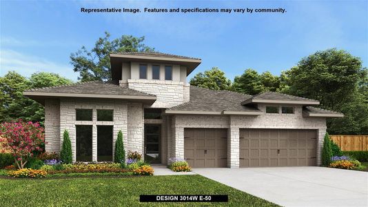 New construction Single-Family house Design 3014W, 309 Langhorne Bend, Liberty Hill, TX 78642 - photo