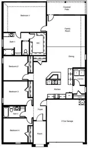 D.R. Horton's Kingston floorplan - All Home and community information, including pricing, included features, terms, availability and amenities, are subject to change at any time without notice or obligation. All Drawings, pictures, photographs, video, square footages, floor plans, elevations, features, colors and sizes are approximate for illustration purposes only and will vary from the homes as built.