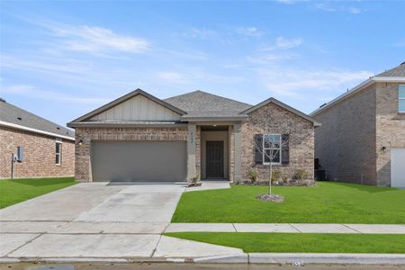 New construction Single-Family house 8308 Hawkview Drive, Fort Worth, TX 76179 Aurora- photo 0