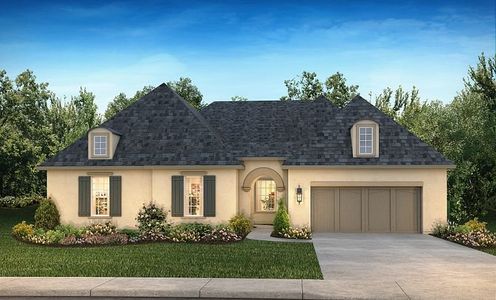 New construction Single-Family house 5210 Aster Ridge Ln., Manvel, TX 77578 Plan 6020 Exterior B- photo 0 0