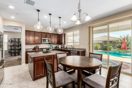 View of Pool from Kitchen