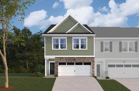 New construction Townhouse house 7118 Hubner Place, Cary, NC 27519 Sierra- photo 0