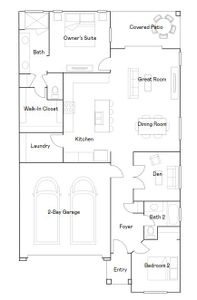New construction Single-Family house Dawn Plan 3562, 17269 W Via Lindo Court, Surprise, AZ 85387 - photo