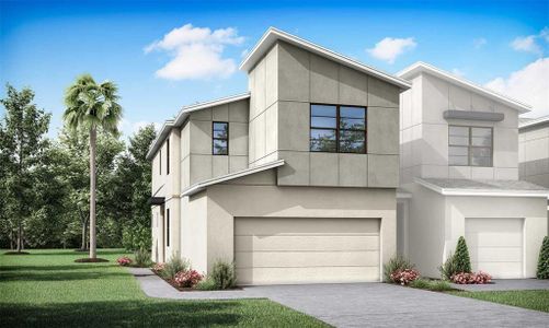 New construction Townhouse house 1147 Boardwalk Pl, Kissimmee, FL 34747 Venice- photo 0 0
