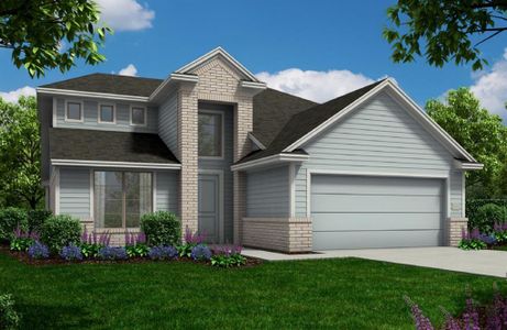 New construction Single-Family house 8327 Calico Pennant Way, Fulshear, TX 77441 The Princeton + Bonus- photo 0 0