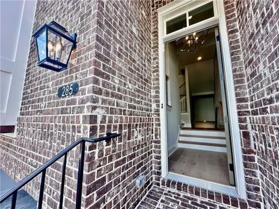 New construction Townhouse house 285 Briscoe Way, Alpharetta, GA 30009 The Chaucer- photo 0