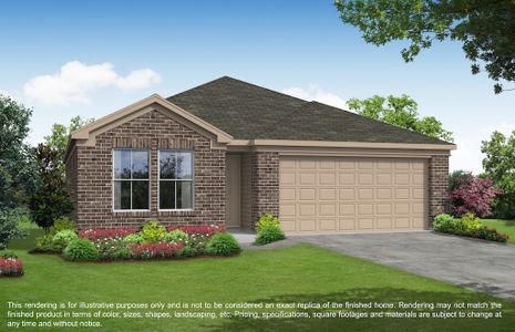 New construction Single-Family house PLAN 208, 15303 Winding Boardwalk Way, Houston, TX 77044 - photo