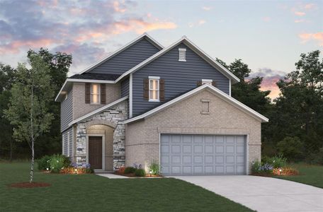 New construction Single-Family house 21319 Barcelona Heights Trail, Tomball, TX 77377 Walker- photo 0 0