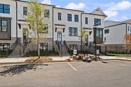 New construction Townhouse house 637 Millcroft Boulevard, Buford, GA 30518 The Freemont- photo 0