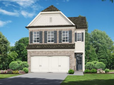 New construction Townhouse house The Davenport, 547 Webb Gin House Road, Lawrenceville, GA 30045 - photo