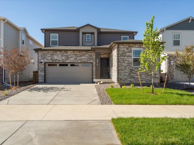 New construction Single-Family house 6014 Hourglass Drive, Brighton, CO 80601 Snowberry- photo 15 15