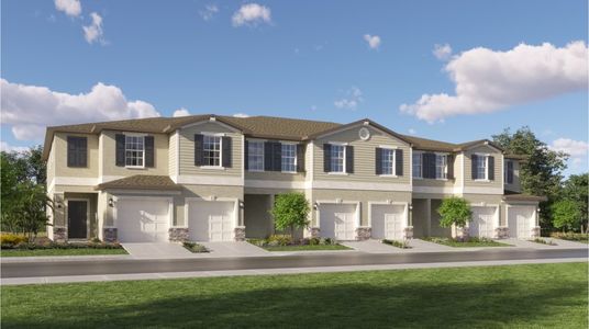 New construction Multi-Family house 36350 Camp Fire Terrace, Zephyrhills, FL 33541 Hampton  II- photo 0