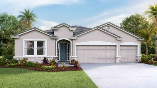 New construction Single-Family house 32266 Eldorado Canyon Loop, Wesley Chapel, FL 33543 Destin- photo 0 0