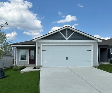 New construction Single-Family house 108 Morrison Dr, Jarrell, TX 76537 Hawthorne- photo 0