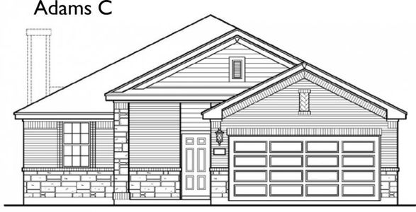 New construction Single-Family house Adams, 15645 All Star Drive, Splendora, TX 77372 - photo