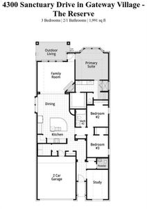 New construction Single-Family house 4300 Sanctuary Drive, Denison, TX 75020 Rover Plan- photo 34 34