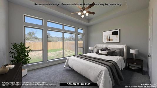 New construction Single-Family house 1716 Windward Way, Seguin, TX 78155 Design 3014W- photo 2 2