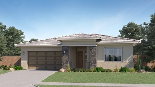 New construction Single-Family house 14924 W Desert Hollow Dr, Surprise, AZ 85387 Juniper Plan 4584- photo 0 0