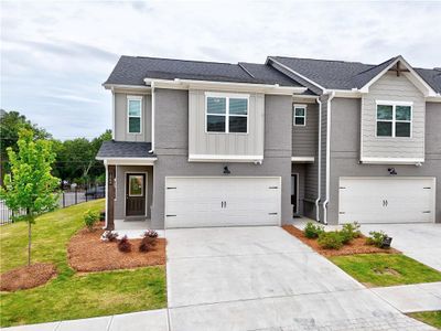 New construction Townhouse house 1566 Fern Ridge Lane, Norcross, GA 30093 Queensland- photo 0