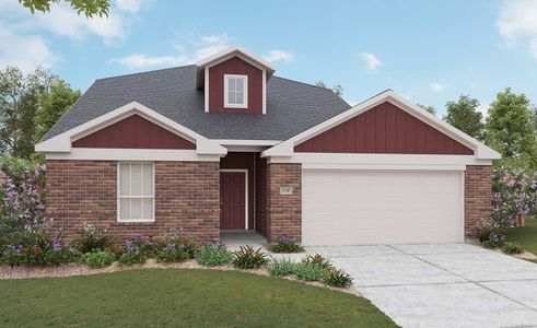 New construction Single-Family house Landmark Series - Meyerson, 200 Beaver Creek Drive, Jarrell, TX 76537 - photo
