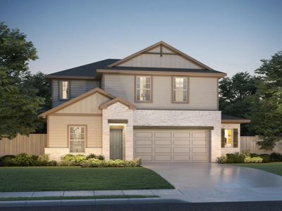 New construction Single-Family house 320 Fossil Dr, Kyle, TX 78640 The Winedale (880)- photo 0 0