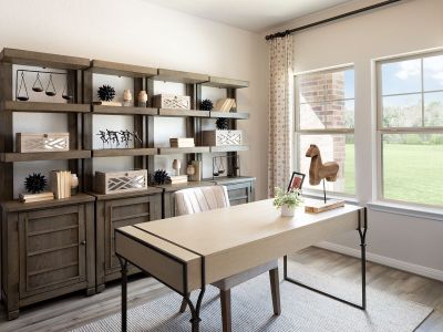 Utilize the spacious flex space as a home office or however best suits your family's needs.