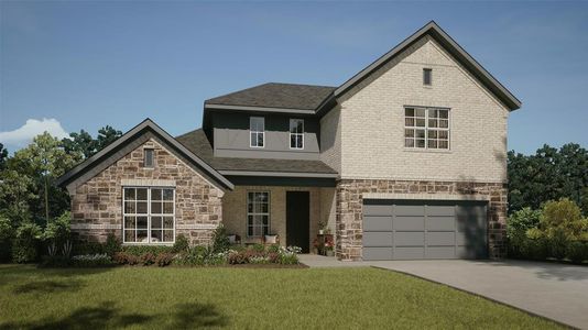 New construction Single-Family house 4021 Cherrybark Drive, Denton, TX 76208 The Fredericksburg- photo 1 1