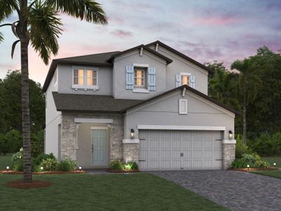 New construction Single-Family house 5950 Newberry Pines Avenue, Wesley Chapel, FL 33545 - photo 0