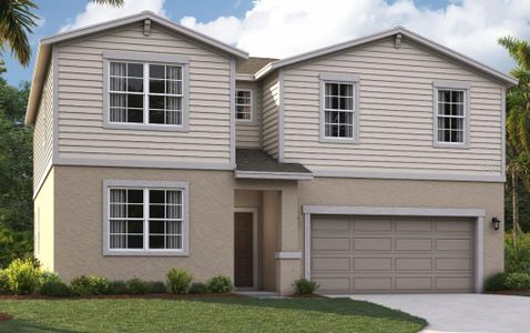 New construction Single-Family house 1736 Blue Lagoon Circle, Mascotte, FL 34753 The Linden- photo 0