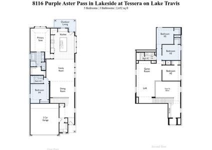 New construction Single-Family house 8116 Purple Aster Pass, Lago Vista, TX 78645 Ellington Plan- photo 30 30