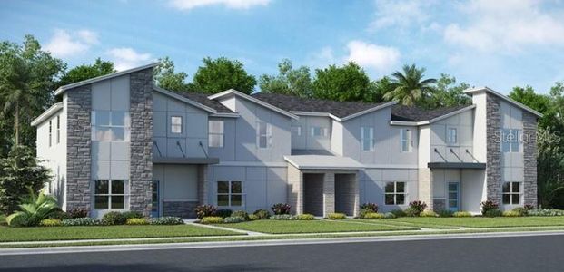 New construction Townhouse house 2568 Reading Trail, Kissimmee, FL 34746 - photo 0