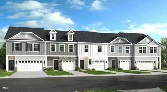 New construction Townhouse house 222 Sweetbay Tree Drive, Wendell, NC 27591 Magnolia- photo 0 0