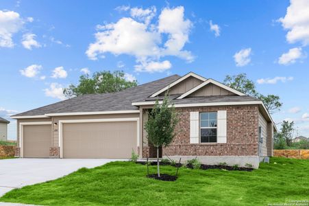 New construction Single-Family house 12311 Flatiron Way, San Antonio, TX 78002 Kingsley- photo