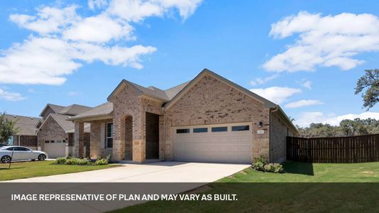 New construction Single-Family house 104 Mystic Canyon Ln, Georgetown, TX 78628 The Remington- photo 1 1