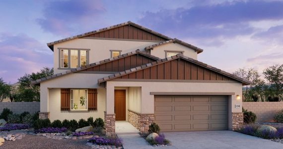 New construction Single-Family house Plan 4004 At The Residences Collection At Frontera, 22561 West Mohawk Lane, Surprise, AZ 85387 - photo