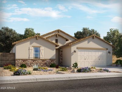 New construction Single-Family house 2584 E Rosario Mission Drive, Casa Grande, AZ 85194 Bailey- photo 0