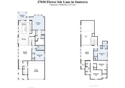 New construction Single-Family house 27030 Flower Isle Lane, Katy, TX 77493 Easton Plan- photo 1 1